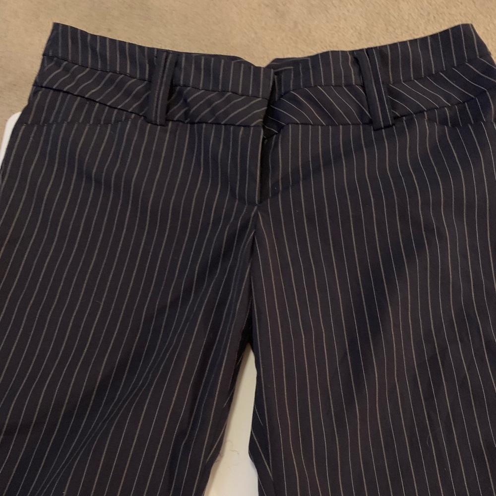 Blue and white professional shorts/capris